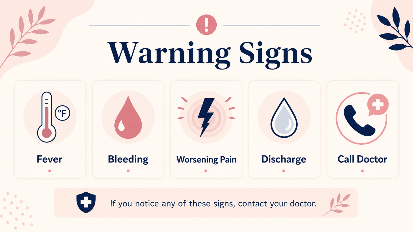 Warning signs after labiaplasty surgery